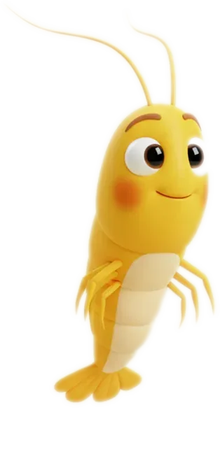 Zippy, a quick little fish mid-dart.